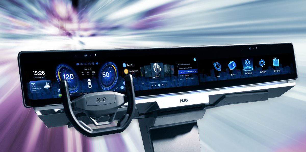 开云电竞FIDM Plus 一体化显示方案导入AmLED显示技术并整合多项感测技术，打造沉浸式、互动的座舱体验