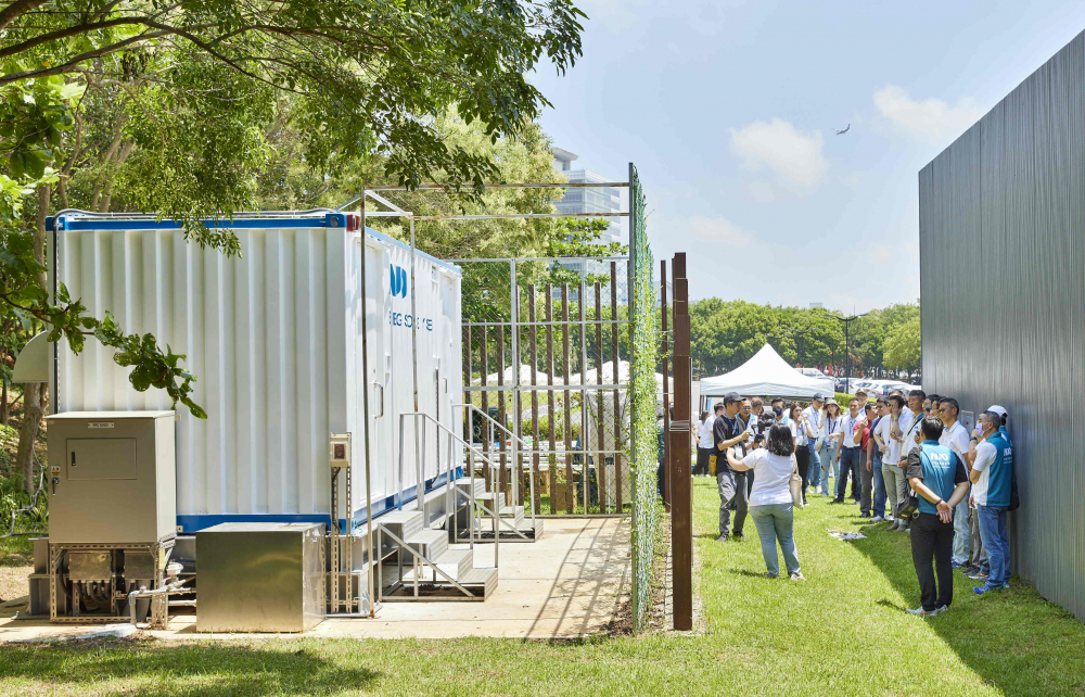 友達西大墩窯文化館建置屋頂全綠電及儲能櫃，為兼具創能儲能的永續綠能場域