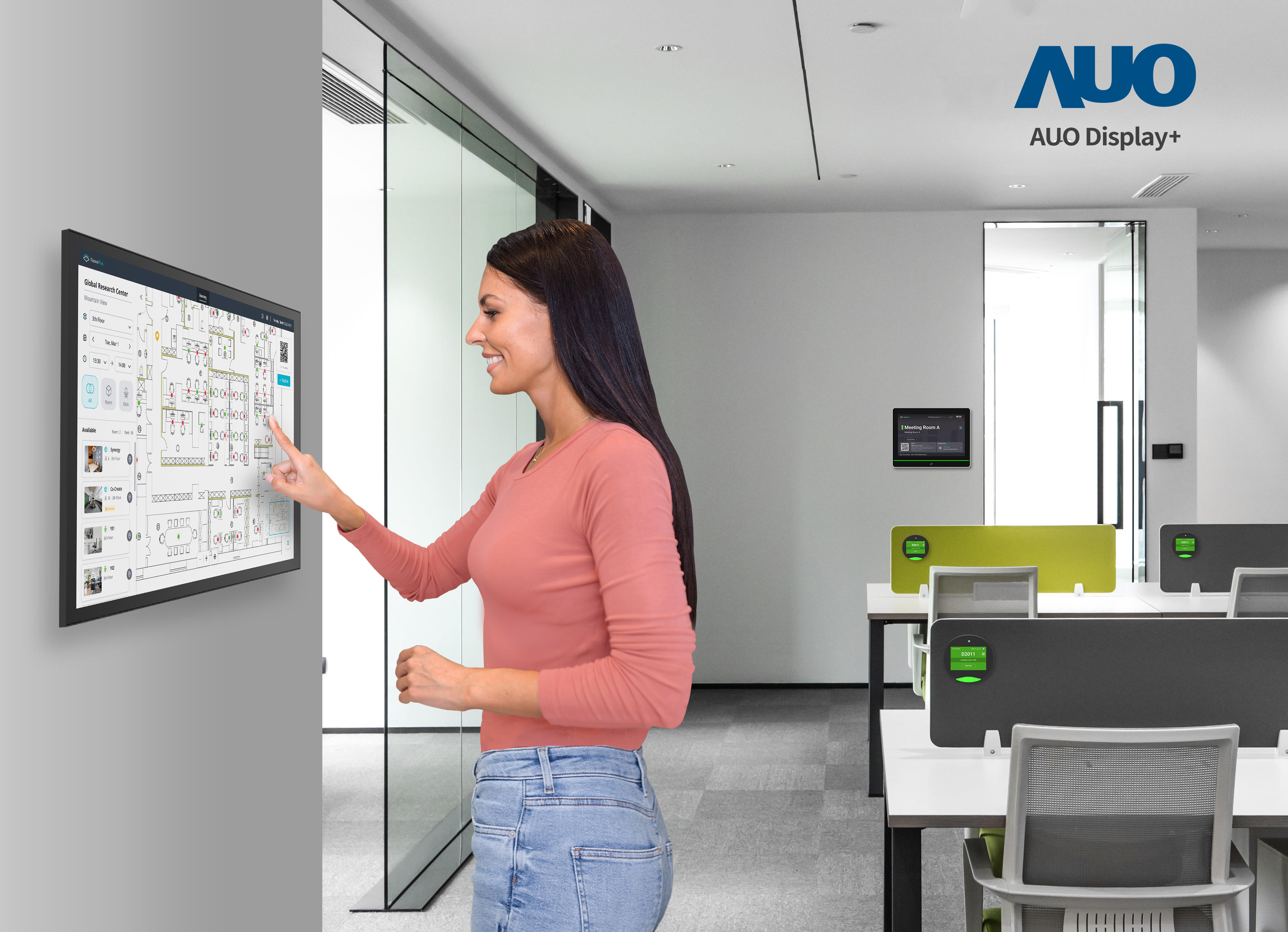 达擎会议空间管理解决方案可应用于空间预约和管理流程，将办公空间的查询、预约和保留等流程自动化，为用户提供更灵活、弹性的工作模式