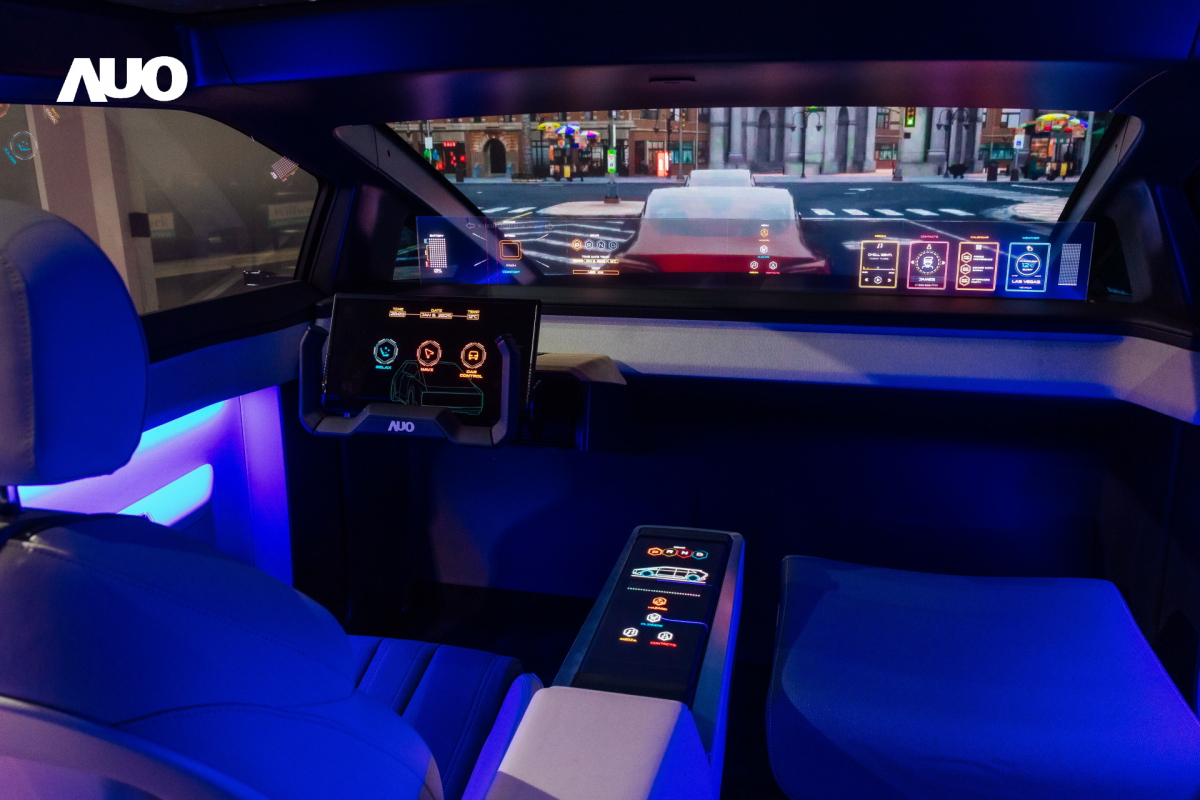 「友達智慧座艙2025」以使用者體驗為核心，運用Micro LED顯示科技為基礎搭配AI創新應用，打造沉浸、互動的座艙體驗，獲得台灣精品銀質獎