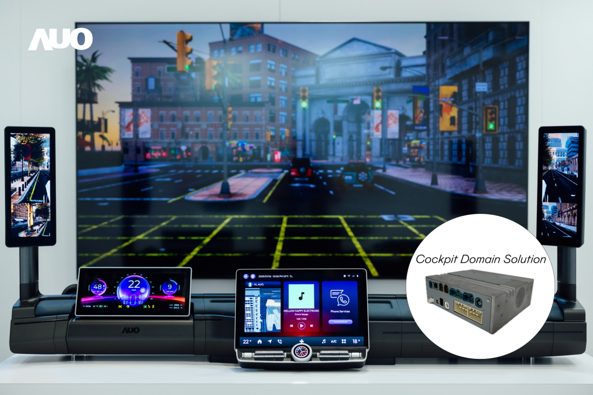 友達「智慧座艙域控解決方案」可做為車內運算的核心平台，驅動創新人機介面與豐富的座艙應用，獲得台灣精品標誌肯定